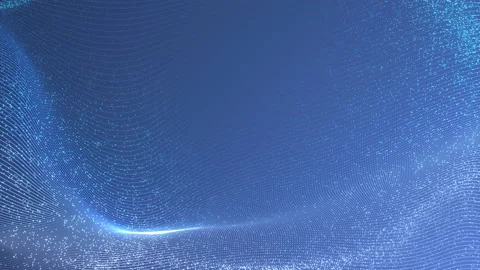 4K. Abstract loopable blue wavy motion background Stock Footage 112279757