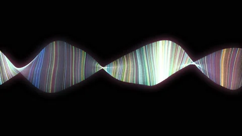 4K. Abstract loopable green wavy motion background. Video stock 124301537