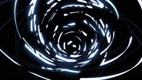 4k abstract looped dark background with curved lines like tubes twisted in helix Stock Footage 148052225