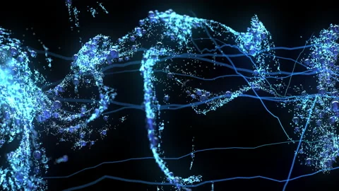 4K Abstract magic effect. Ice, water and lightning. 3d Rendering. Stock Footage 149897813