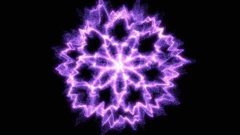 4k Abstract Magnetic Field Background - Abstract fractal elegant and fairy Stock Footage 128746973