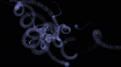 4k Abstract micro nano firework line,dirt dust bacteria spore parasites virus. 스톡 동영상 58482560