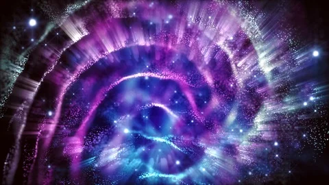 4K Abstract motion background animation shining particles dust wave flow loop Stock-Footage 101724225