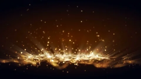 4K Abstract motion background animation shining particles dust wave flow loop 스톡 동영상 101938759