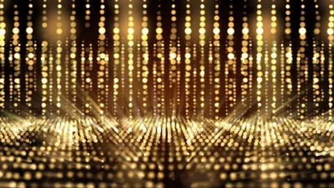 4K Abstract motion background animation shining particles dust wave flow loop Video stock 102277836