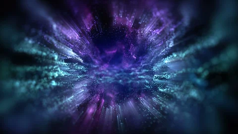 4K Abstract motion background animation shining particles dust wave flow loop Stock-Footage 102667283