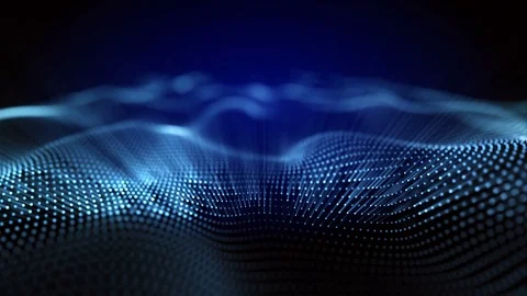 4K Abstract motion background animation shining particles dust wave flow loop 스톡 동영상 102667293