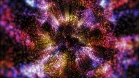 4K Abstract motion background animation shining particles dust wave flow loop Stock-Footage 102668335