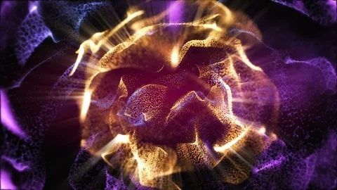 4K Abstract motion background animation shining particles dust wave flow loop Vidéo 103510217