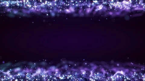 4K Abstract motion background animation shining particles dust wave flow loop 스톡 동영상 103511034