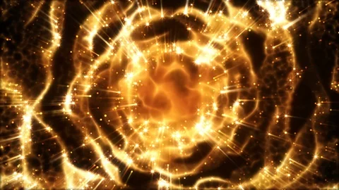 4K Abstract motion background animation shining particles dust wave flow loop Stock-Footage 104210826