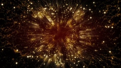 4K Abstract motion background animation shining particles dust wave flow loop 스톡 동영상 104212218