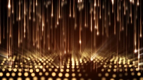 4K Abstract motion background animation shining particles string grid flow loop Stock Footage 105474618