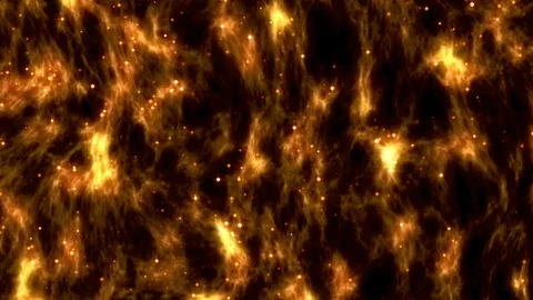 4K Abstract motion background animation shining particles dust wave flow loop Stock-Footage 108745469