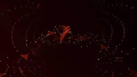 4K Abstract motion background animation shining particles Stock Footage 328029026