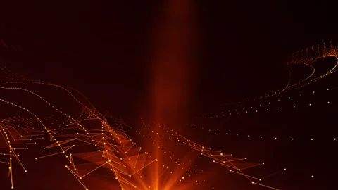 4K Abstract motion background animation shining particles Stock Footage 328029473