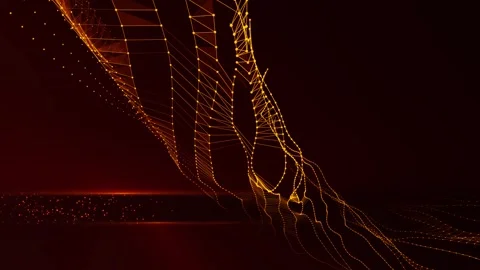 4K Abstract motion background animation shining particles Stock Footage 328029519