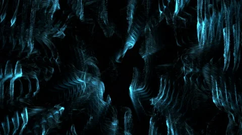 4k Abstract motion background in blue colors, shining lights Stock Footage 42871558