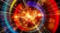 4K Abstract motion background, shining light, stars, particles, rays, loop. 4k or 4k+ Resolution