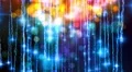 4K Abstract motion background, shining light, stars, particles, rays, loop. 4k or 4k+ Resolution