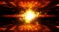4K Abstract motion background, shining light, stars, particles, rays, loop. 4k or 4k+ Resolution