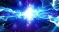 4K Abstract motion background, shining light, stars, particles, rays, loop. 4k or 4k+ Resolution