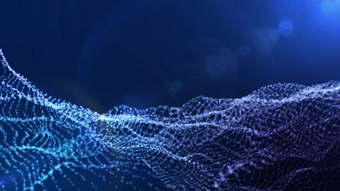 4K abstract motion background shining particles Stock Footage 139449726