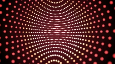 4k abstract motion background spinning dots seamless loop neon scifi futuris red Video stock 56039757