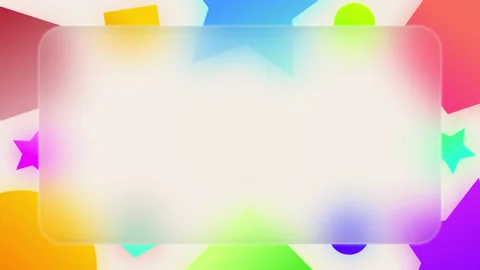 4K. abstract motion beautiful title animation effect glass morphism and wiggl Stock Footage 201282184