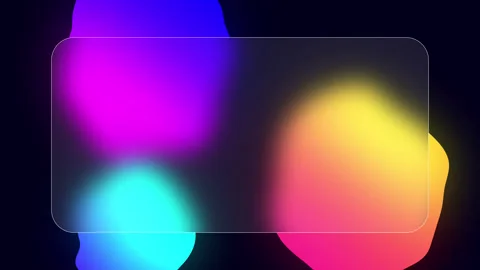 4K. abstract motion beautiful title animation effect glass morphism Stock Footage 273113084
