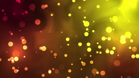 4K Abstract Multi Color Bokeh Particles Motion Graphic Dark Background Stock Footage 331624061