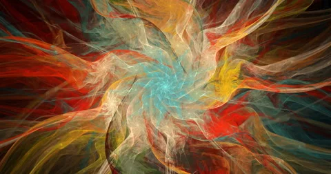 4K  abstract multicolored texture motion background seamless looping fractal Stock Footage 60038061
