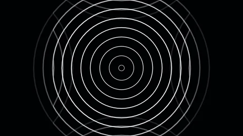 4k abstract music sound wave or audio wavefrom isolated on black background. Stock Footage 274445985