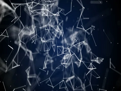 4k Abstract mysterious Particles Background Video stock 74931072