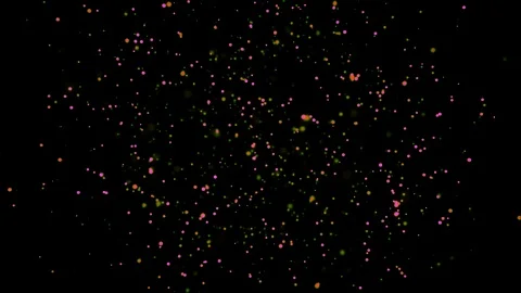 4K abstract neural light particles atoms star light technology computer demos Video stock 104569431