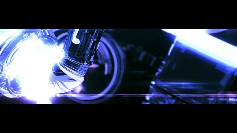 4K abstract neural machine technology computer demostration Stock Footage 104577875