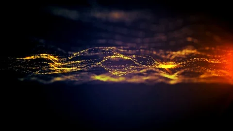 4K abstract neural technology computer demostration Video stock 104581530