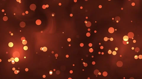4K Abstract Orange Bokeh Particles Motion Graphic Dark Background 스톡 동영상 331624052