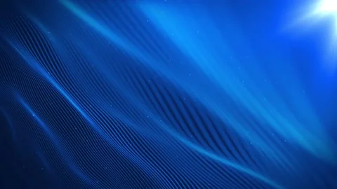 4K Abstract particle wave animation loop... | Stock Video | Pond5