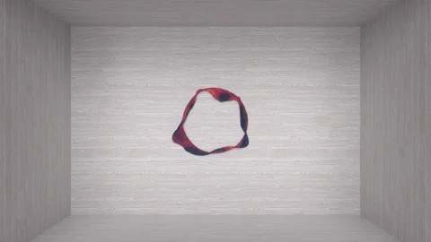 4K abstract particles swirling inside a wooden box. Stock Footage 106142272