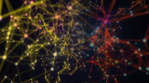 4K abstract plexus background Stock Footage 62813679