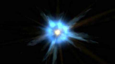 4k Abstract power explosion energy halo fire rays laser vortex universe. Stock Footage 68508954