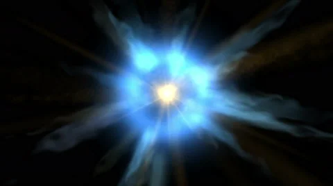 4k Abstract power explosion energy halo fire rays laser vortex universe. Stock Footage 68509323