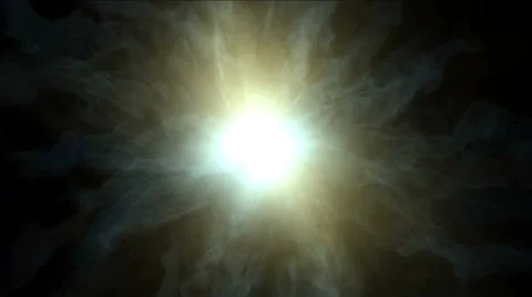 4k Abstract power explosion energy halo fire rays laser vortex background. Stock Footage 68510542