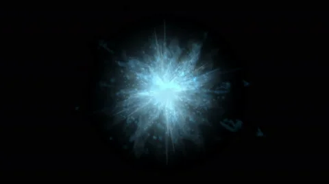 4k Abstract power explosion energy halo fire rays laser vortex star background. Stock Footage 68512249