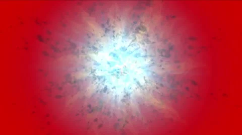 4k Abstract power explosion energy halo fire rays laser vortex star background. Stock Footage 68515600