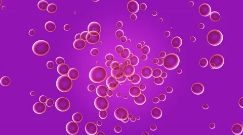 4k Abstract purple bubble motion background Stock Footage 46794473