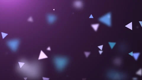 4K Abstract purple motion background. Triangles defocused particles. Stock Footage 115743013
