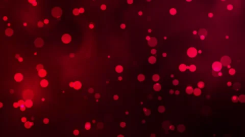 4K Abstract Red Bokeh Particles Motion Graphic Dark Background Stock Footage 331623984