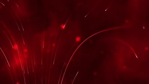 4K Abstract Red Glowing Particle Streams Motion Graphic Black Background Stock Footage 331623826